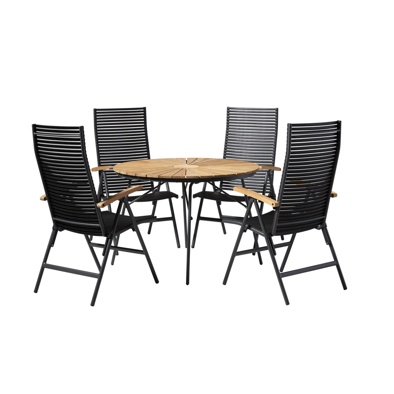 Ellen/Mood Position Sæt/ 1 bord+4 stole