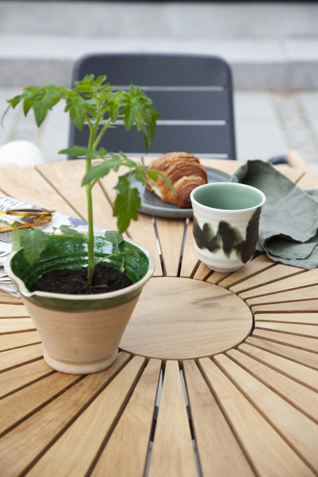 Ellen bord - antracit Ø110