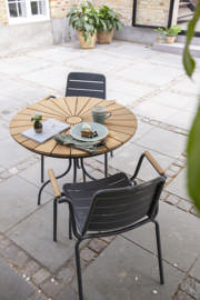 Ellen cafébord - antracit Ø80 
