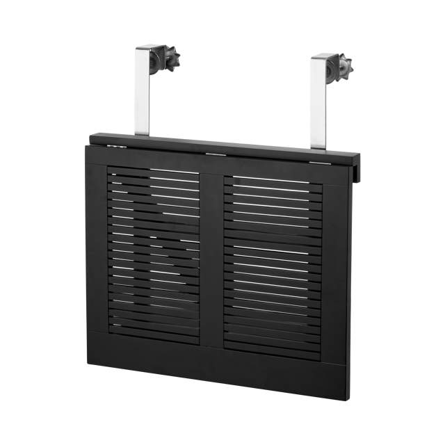 Balkon bord 65x51cm mat sort