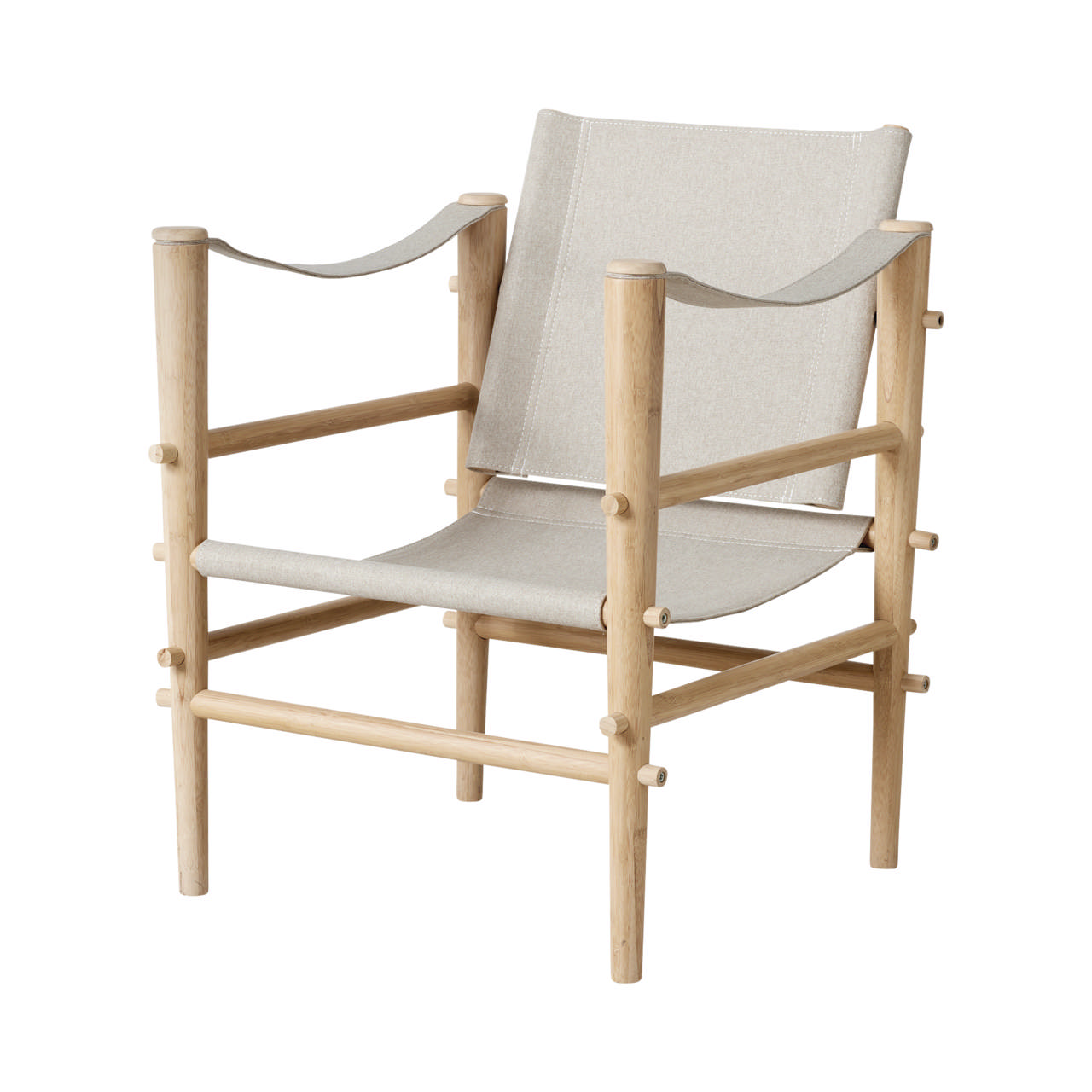 Noble safaristol - bambus & canvas