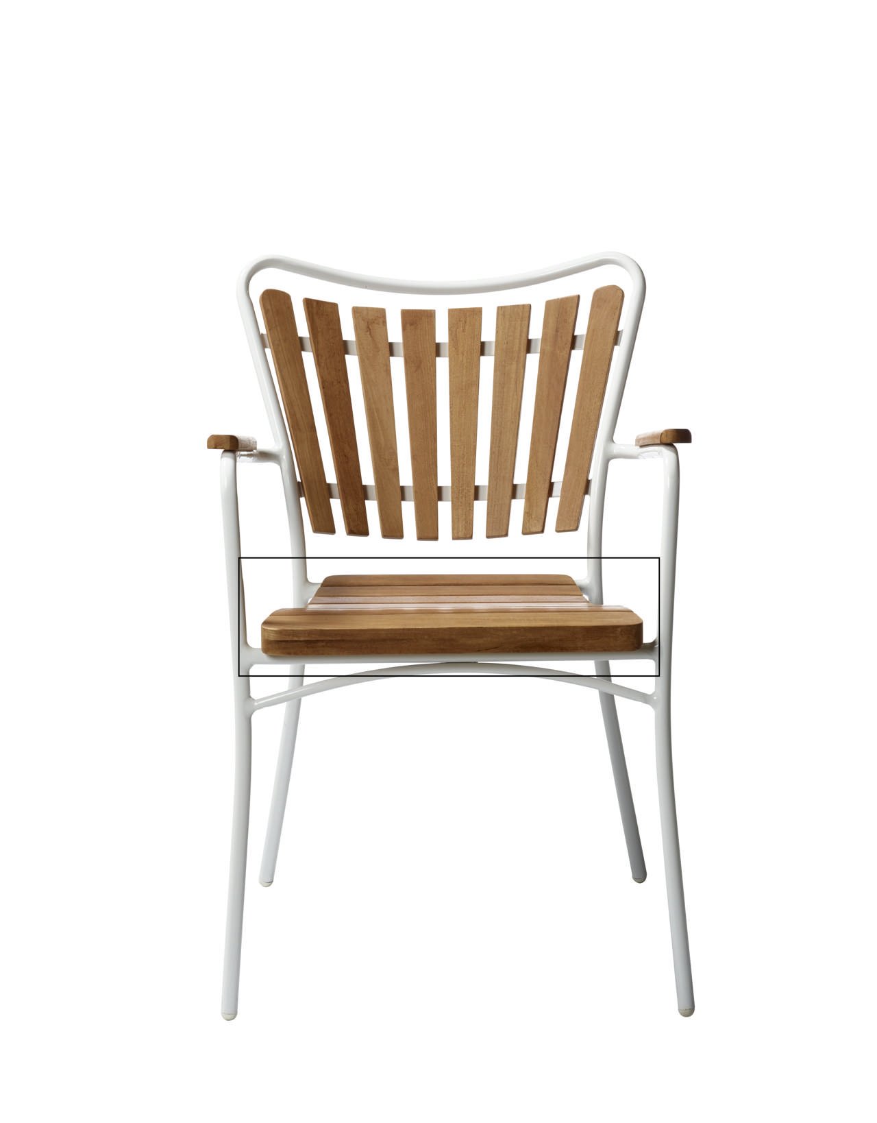 Sæde til Kerteminde stol, teak