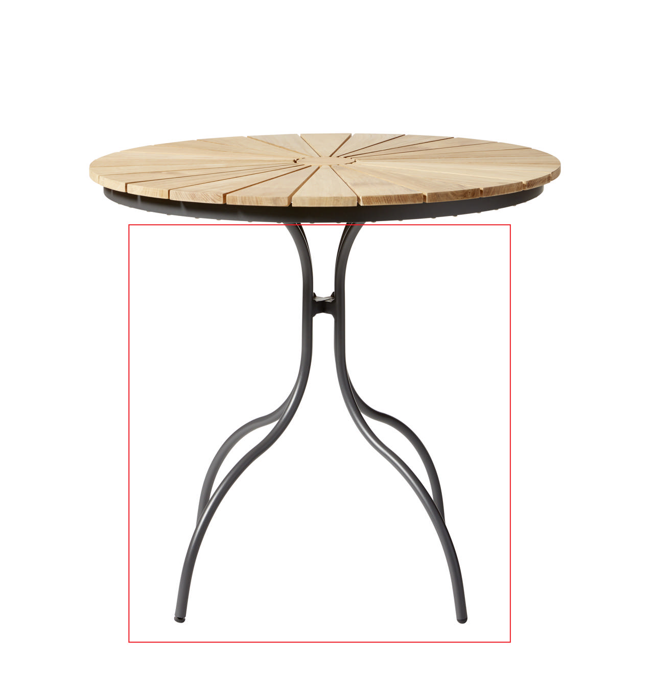 Ben til Kertemindebord Ø70cm antracit 1 sæt 2ben forskældige