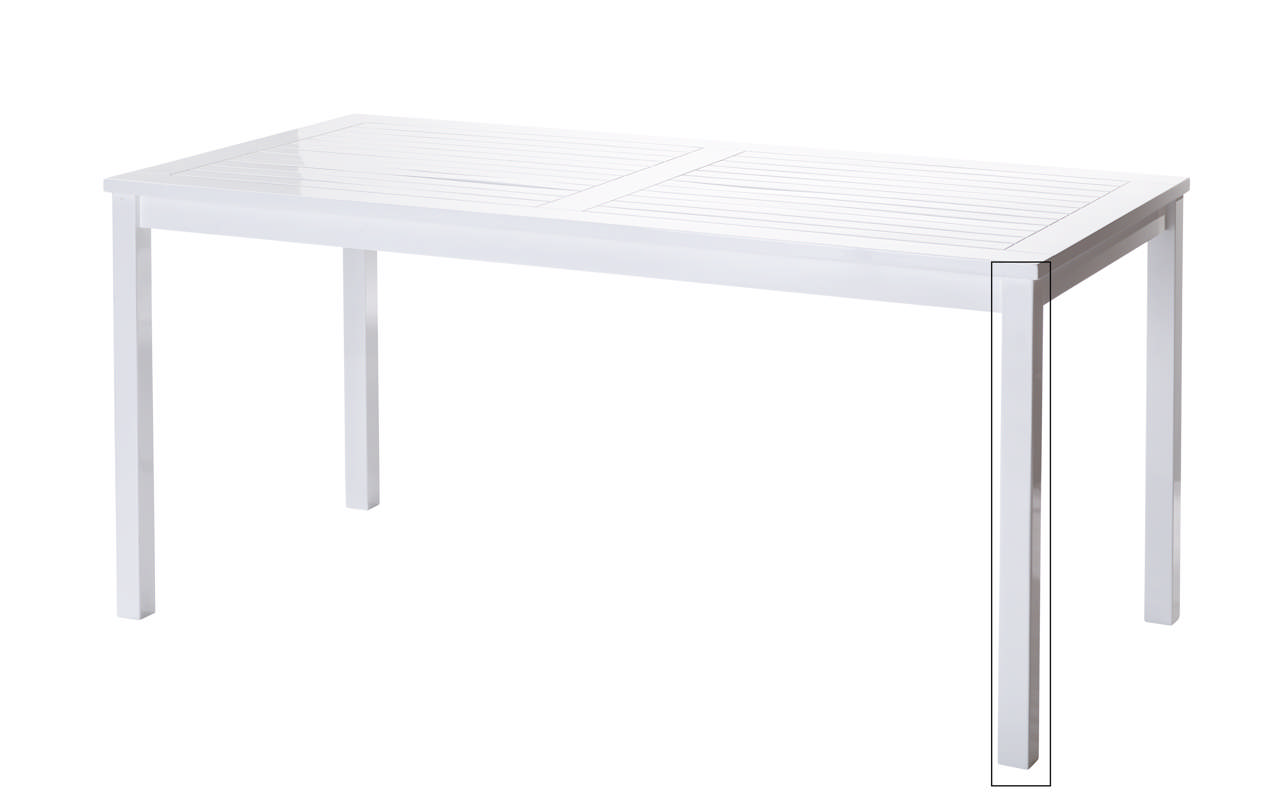 Ben til Rosenborg/Amalienborg/sofiero bord, PU hvid