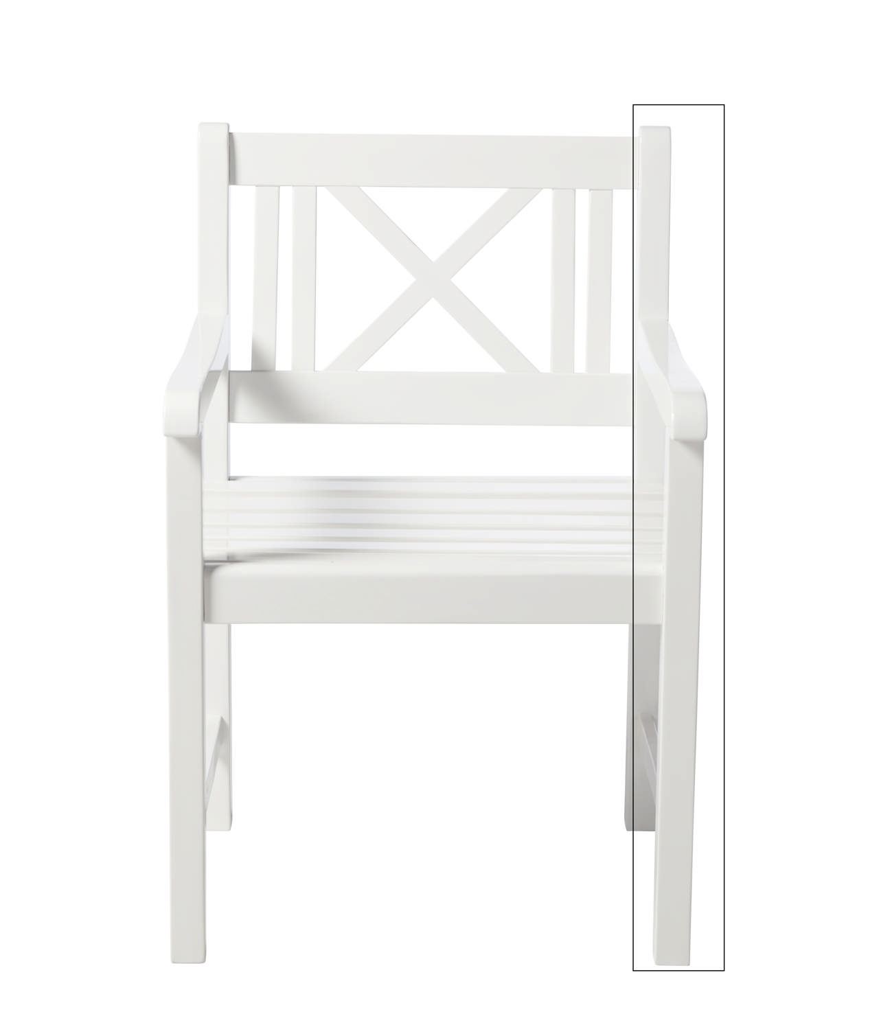 Venstre side til Rosenborg /Kompakt stol/bænk PU hvid